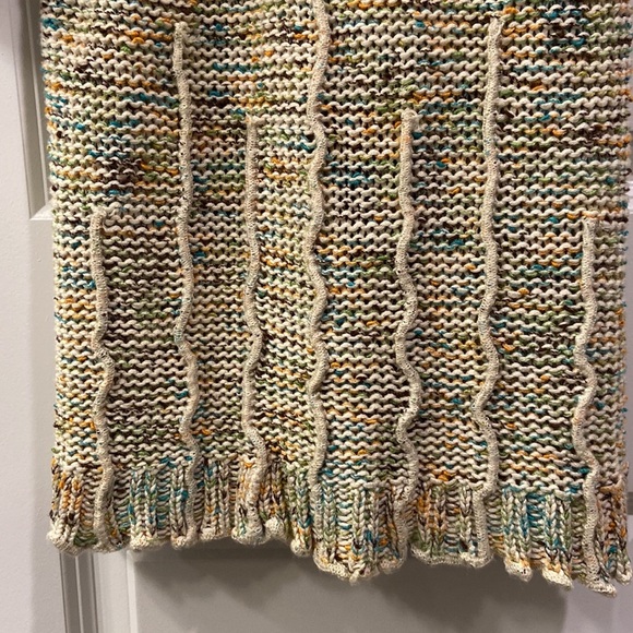 BCBG Maxazria - Cable Multicolor Knit Long Cardigan - Picture 8 of 11